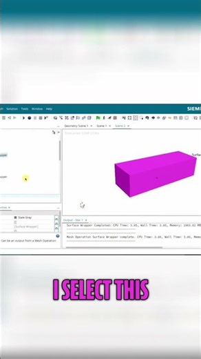 Define Computational Region: Surface Wrapper Workflow Tutorial #shorts