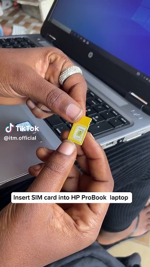 How to Insert SIM Card into HP ProBook Laptop