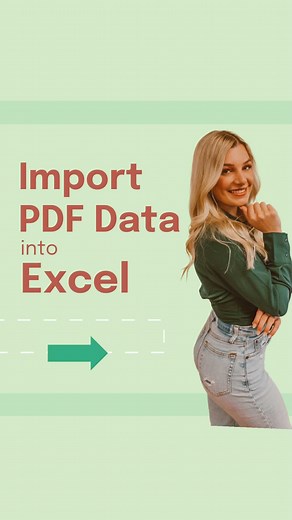 Your Excel Dictionary on Instagram: "Teleport data from a PDF into Excel in seconds with Power Query. 🤯 🗂 Don’t forget to save this post for future reference! 📚 Visit my website to shop Merch, Excel Guides, and more! (link in bio) #excel #exceltips #exceltricks #spreadsheets #corporate #accounting #finance #workhacks #tutorial #sheets"
