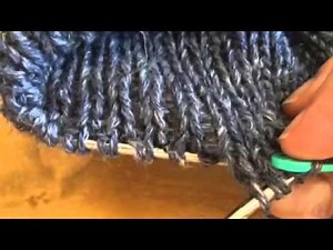 Tubular bind off with set up and 2 needle Kitchner in the round