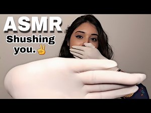 ASMR | Shushing You🤫& Cover Your Mouth With Gloved Hand🧤Part 2| Repeating It's Okay.. | THE VJ ASMR