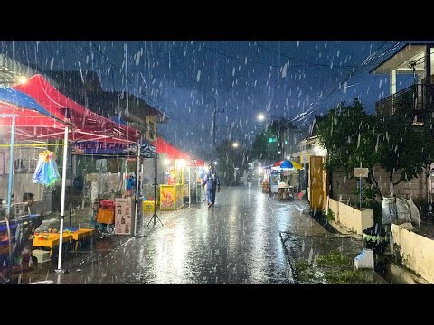 Walking Heavy Rain At All Day in The Village Life 2026 | Rain Video With @JavaNatureVibes