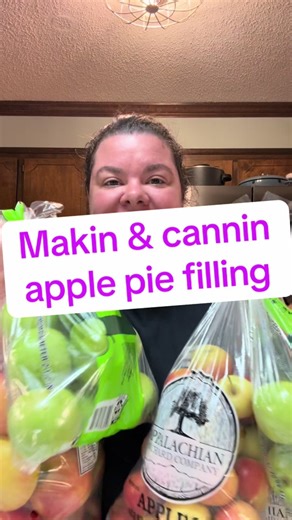 Tonight I made some apple pie filling and water bath canned it to make it shelf stable! Let me know if you try it 🙂 #homemade #applepie #applepiefilling #homemadeapplepie #canningtiktok #canning #canningapples #canningapplepiefilling