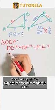 Solving Geometry Problems: Finding FE Using Ratios #Math #PythagoreanTheorem