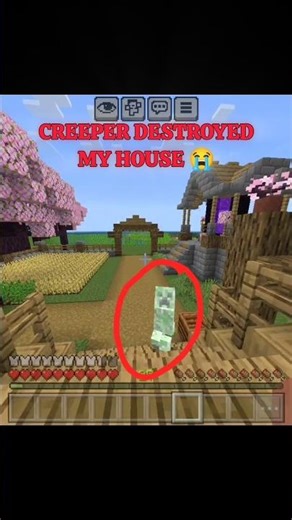 Creeper Ne Ghar Ke Andar Aake Sab Uda Diya 😱 | Minecraft Island Only Survival