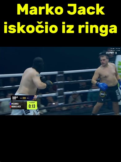 Marko Jack skace iz ringa #bakaprase #box #viral #fypp #balkan