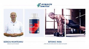 2.6K views · 43 reactions | Sănătatea bărbaților afectează starea de bine a întregii familii si trebuie ca aceștia să redevină energici, activi, puternici și capabili sa ofere sprijin celor de lânga ei – Bitonic a creat ⭐️⭐️⭐️ BITONIC MAN. ⭐️⭐️⭐️ BITONIC MAN - complex pentru sănătatea bărbatului, #potență​, #virilitate​ și #fertilitate​ cu extracte pure de tribulus, maca, zinc și seleniu! | Farmacia Familiei | Facebook
