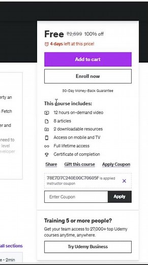 Unlock Udemy 100% Off Coupons: Free Online Courses with Certificates 17122024