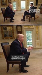 In an exclusive interview with Tom Llamas, President Trump calls AI "the biggest thing," saying "there’ll be tremendous good, and there’ll be probably some bad, too.” nbcnews.app.link/F0fkOGJ3u0b | NBC News