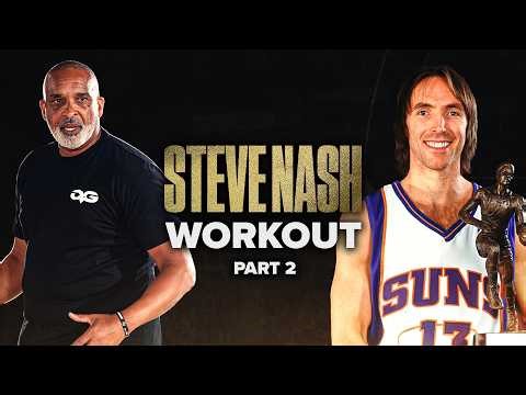 NBA Workout w/ Steve Nash | Learn Different Finishes At The Rim