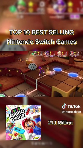 Top 10 Best Selling Nintendo Switch Games Revealed