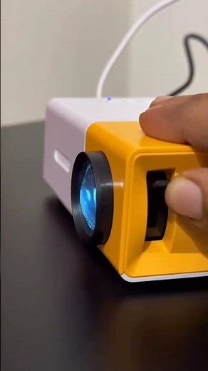 ClarityCast Mini Portable LED Projector with Multiple Interfaces Like AV, Audio, USB, HDMI