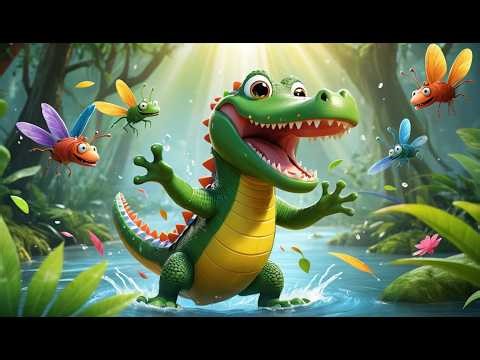 Snap Snap Crocodile Clap 🐊 | Crocodile Nursery Song for Kids | Baby Songs & Toddler