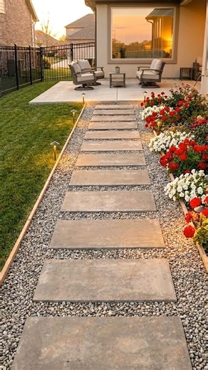 Single Female Worker Builds This Amazing Pathway 😳🙏