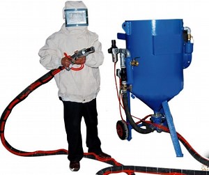 [Hot Item] Portable Sand Blaster 100L Pressurized Abrasive Blaster