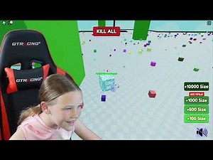 Can Madison Survive Block Eating Simulator on Roblox?!?!
