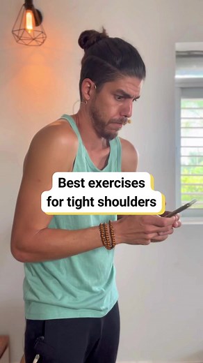 69K views · 1.9K reactions | Do you spend all day at a computer and end up with tight shoulders? Here's a quick fix for that! This five minute stretch will open up your shoulders and make you feel so much better. | Idan Kirshner | Facebook