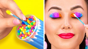 1.3M views · 26K reactions | Can’t live without your makeup? But what happens when it’s taken away? Ready to try sneaking your makeup? Can’t go wrong with hacks like these! Don’t forget to share this video with your friends!! | 123 GO Challenge | Facebook