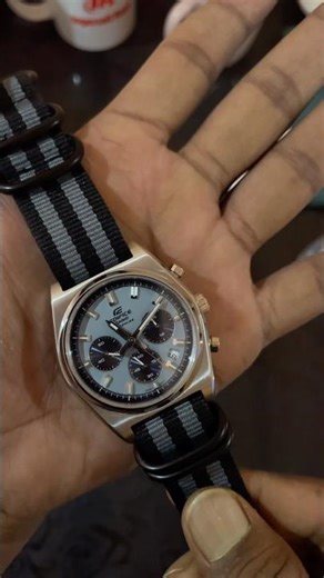 Casio Edifice EFB-730D on NATO Strap | True Strap Killer ⌚🔥 #NATOStrap#StrapKiller#CasioEdifice