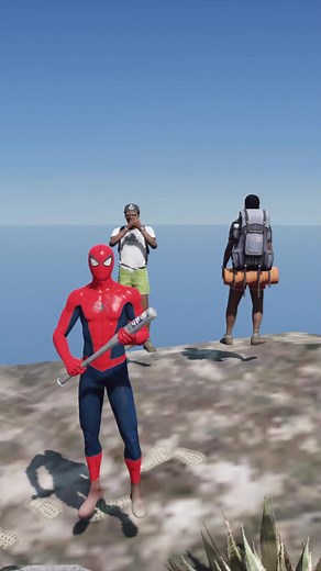 2.3K views | Spiderman Epic Fall Ragdoll #gta #GTAV #gta5 #gameplay | GaaMardon Gaming | Facebook