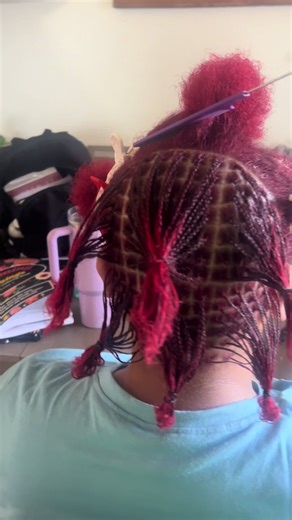Started my mirco locs 03/08/2025 late post 🤷🏽‍♀️🤗 #microlocsjourney #locanniversary👑 #1yearlocanniversary