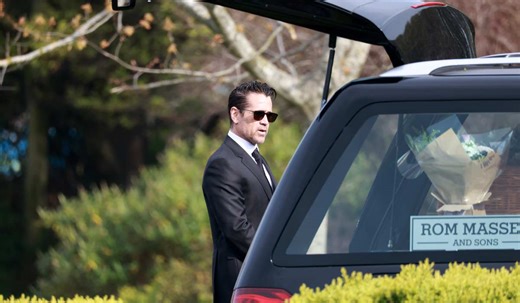 Colin Farrell's father remembered as 'one of Dublin's great sons' at funeral