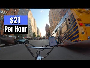 Electric Bike Food Deliveries For Uber Eats ( Night Shift )
