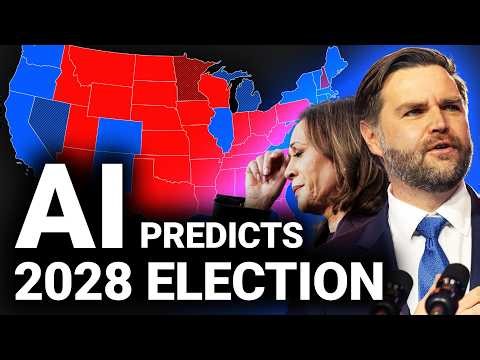 I Asked Grok AI To Predict The 2028 Election Map... JAW-DROPPING Results!