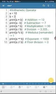 Python Arithmetic Operators Explained in Tamil | Python for Beginners #pythontutorial #python