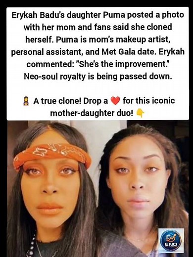 Erykah Badu & Daughter Puma Are LITERALLY Twins—"She's the Improvement" 👩‍👧✨