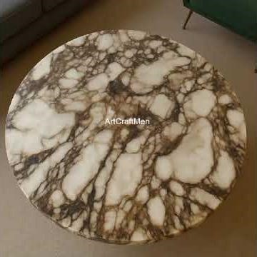 Calacatta Viola Marble Coffee Table | Luxurious Design #Shorts