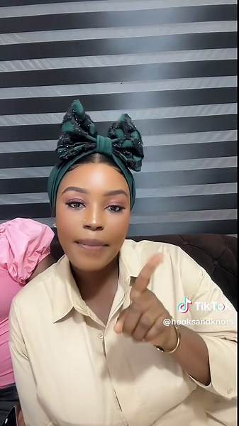 The lace bow turban #turbanstyle #turban #ghanaevents #headband