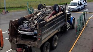 SUV crashes off BC Ferries ramp