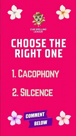 Cacophony or silence? Which one is right? ￼