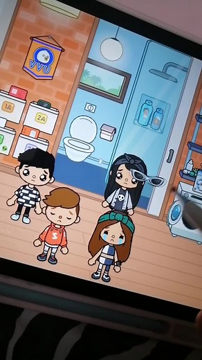 Fun Animated Characters in a Bathroom Setting