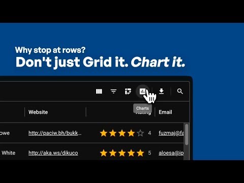 Exploring data with the MUI X Data Grid and Charts integration