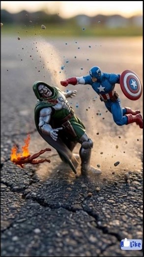 ​Dr. Doom Attacks Human Torch! Captain America & Iron Man's Powerful Comeback.