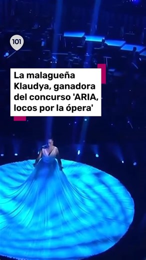 101TV Málaga on Instagram: "🎵 La malagueña Klaudya (@klaudya.official), ganadora del concurso 'ARIA, locos por la ópera'. 📲Más en 101TV #málaga #opera #ganadora #concurso"