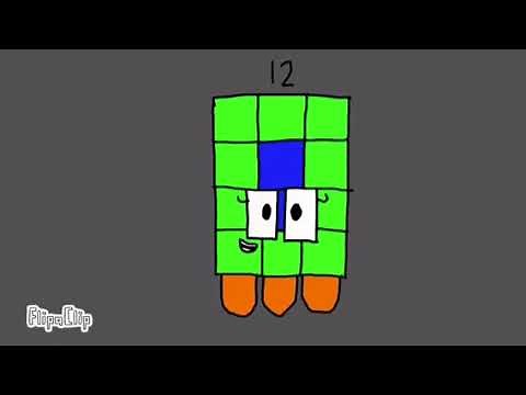 Numberfanagram intro but with Number funland characters