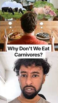 Why Don't We Eat Carnivores? 🐯 🥩