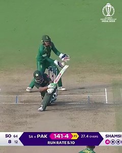 BIG WICKET 🚨 Temba Bavuma decides to review at the last second and gets the prized scalp of Babar Azam 😵 #CWC23 #PAKvSA | ICC - International Cricket Council