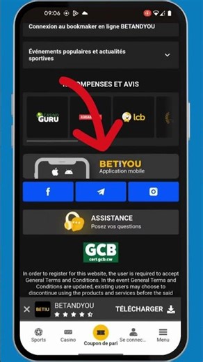 COMMENT TELECHARGER BET AND YOU