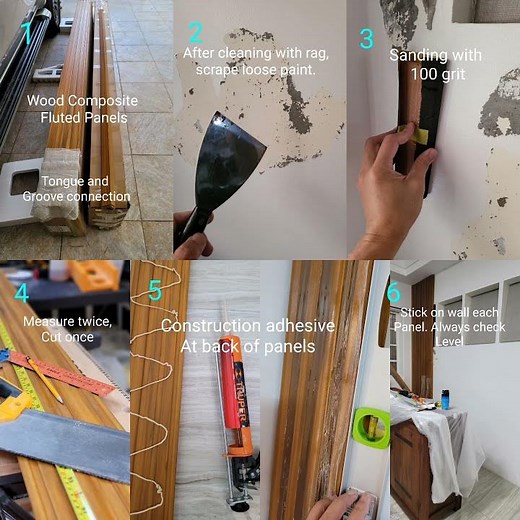 Fluted Wall Panel Installation With Construction Adhesive