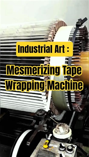 Hidden Process: Stunning Visuals of Stator Taping - Tools and machine project