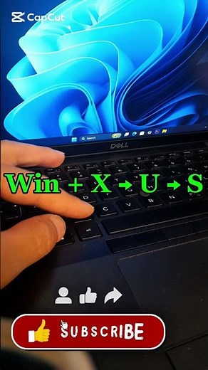 Fastest Way to Sleep Your PC #techtips #windows11 #tech