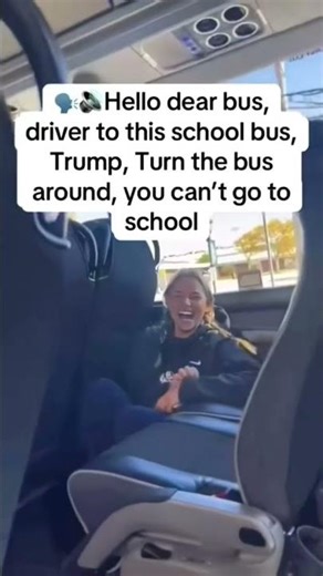 Bus prank😅🔊#bus #prank #school #schoolbus #donaldtrump