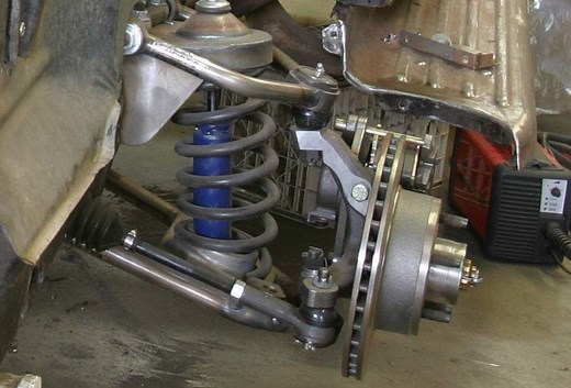 Upgrading a Heidts Coil Spring Mustang II IFS kit with a Modern Coilover Shock