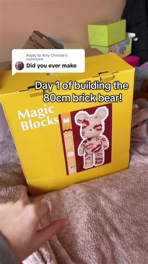 Building the 80cm Brick Bear - Day 1 Progress