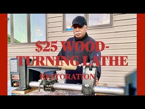 1962 craftsman wood turning lathe restoration