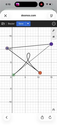 Bézier curve thing I cooked up in 7 minutes